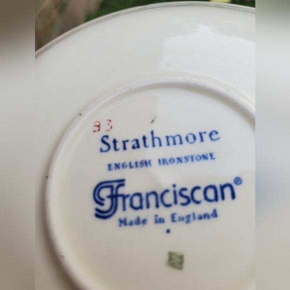Franciscan STRATHMORE BLUE Salad/Rice Plates Dishes ENGLAND SET OF 10 - Picture 13 of 16
